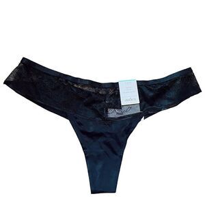 Nwt Auden Black Fashion Thong Small